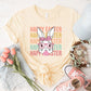 Happy Easter Stacked Bunny Rabbit dtf, Ready to Press, T-shirt Transfers, Heat Transfer, Direct to Film, Retro Easter, Groovy Hunny Bunny