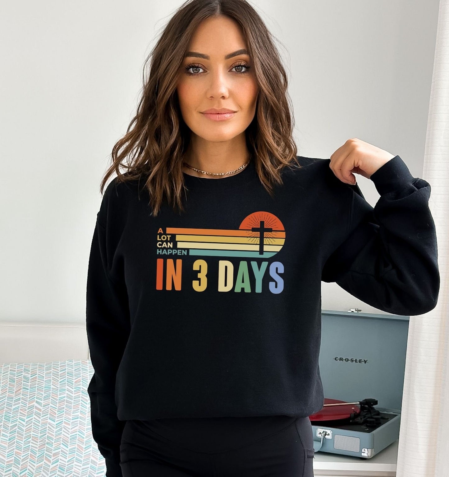 A Lot Can Happen in 3 Days dtf, Ready to Press, T-shirt Transfers, Heat Transfer, Direct to Film, Easter shirt dtf, He is Risen dtf