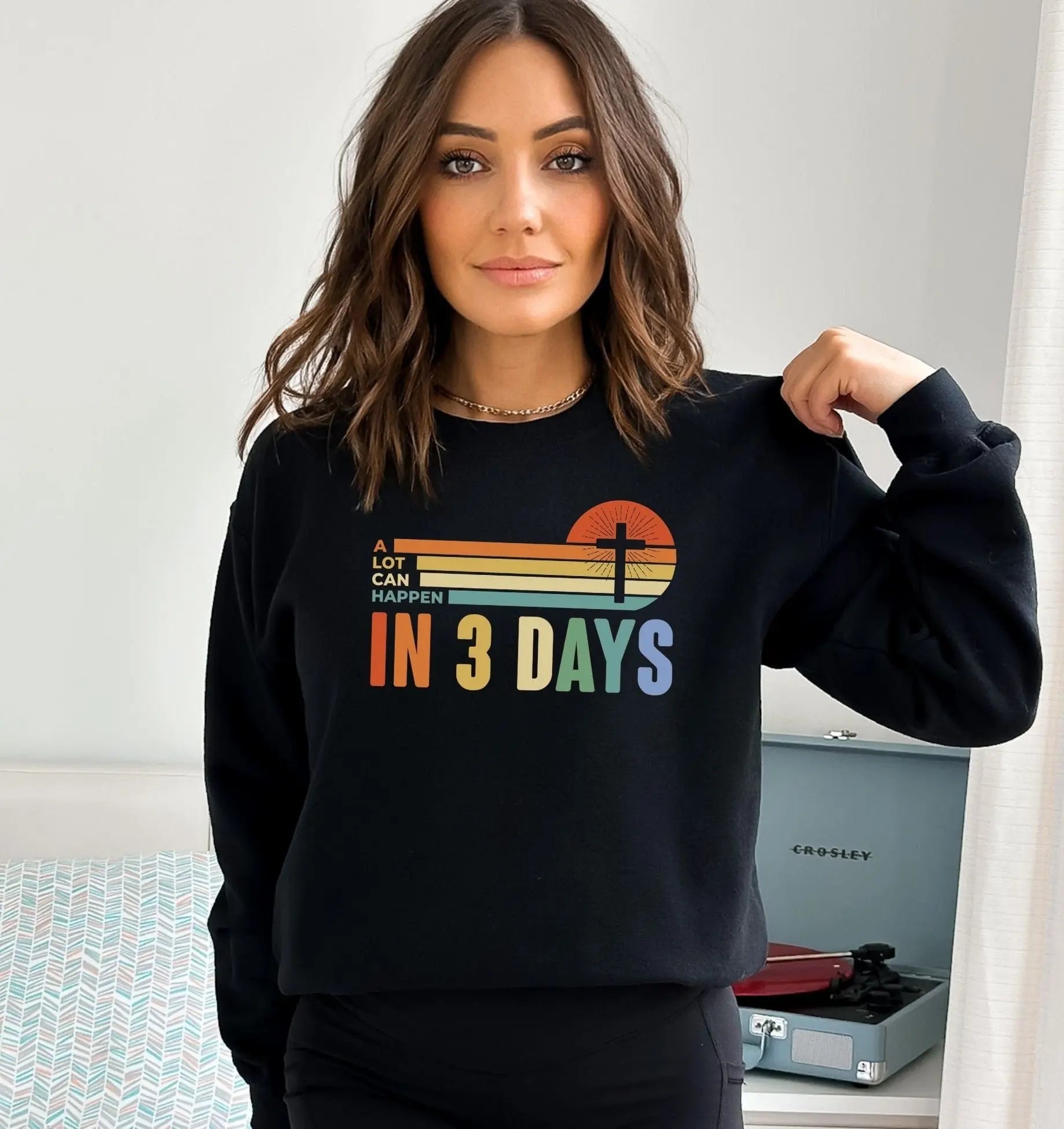 A Lot Can Happen in 3 Days dtf, Ready to Press, T-shirt Transfers, Heat Transfer, Direct to Film, Easter shirt dtf, He is Risen dtf