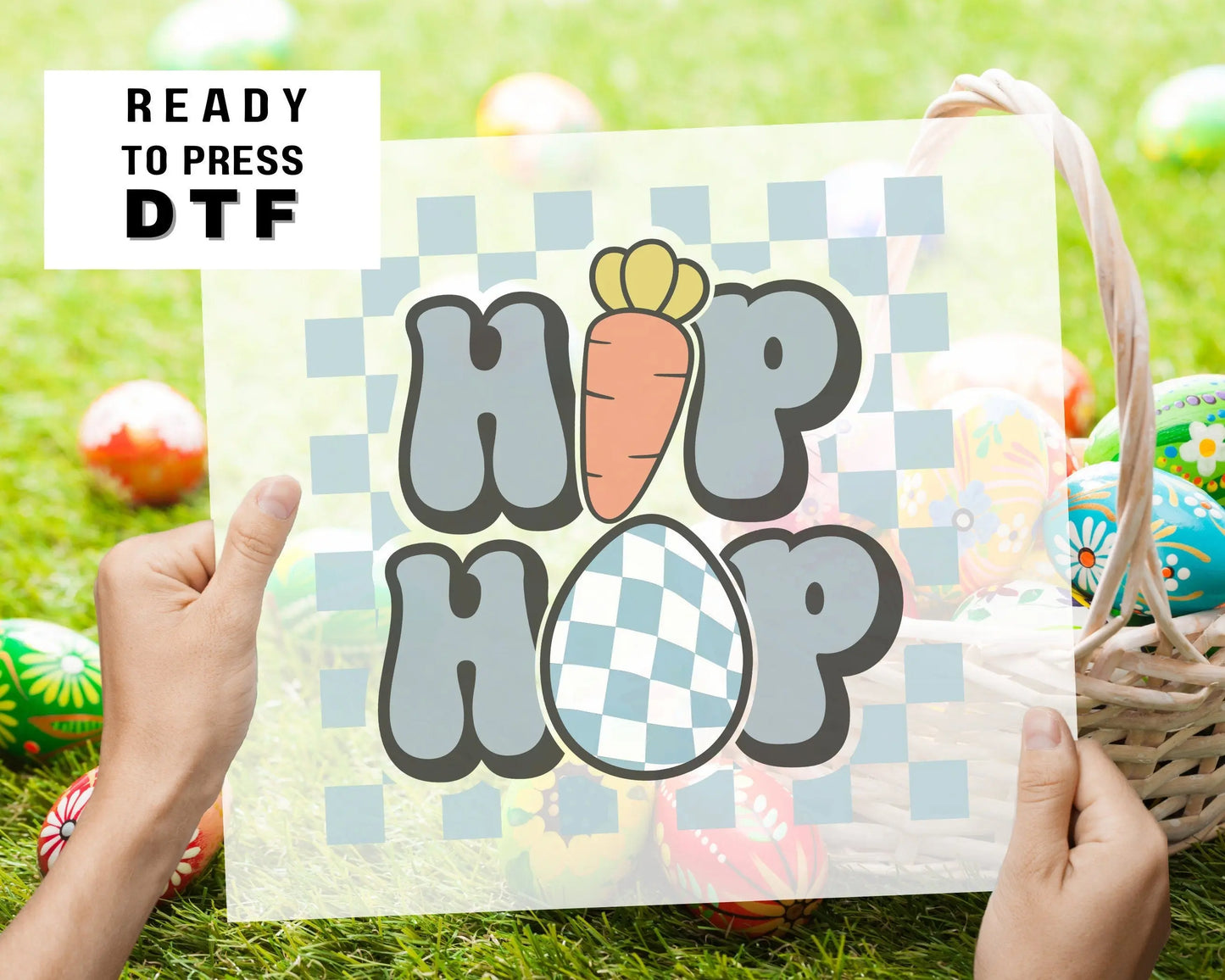 Hip Hop dtf, Hip Hop Easter Tshirt Transfer, Happy Easter, Hoppy Easter, Funny Easter, T-shirt Transfers, dtf, boy easter shirt dtf