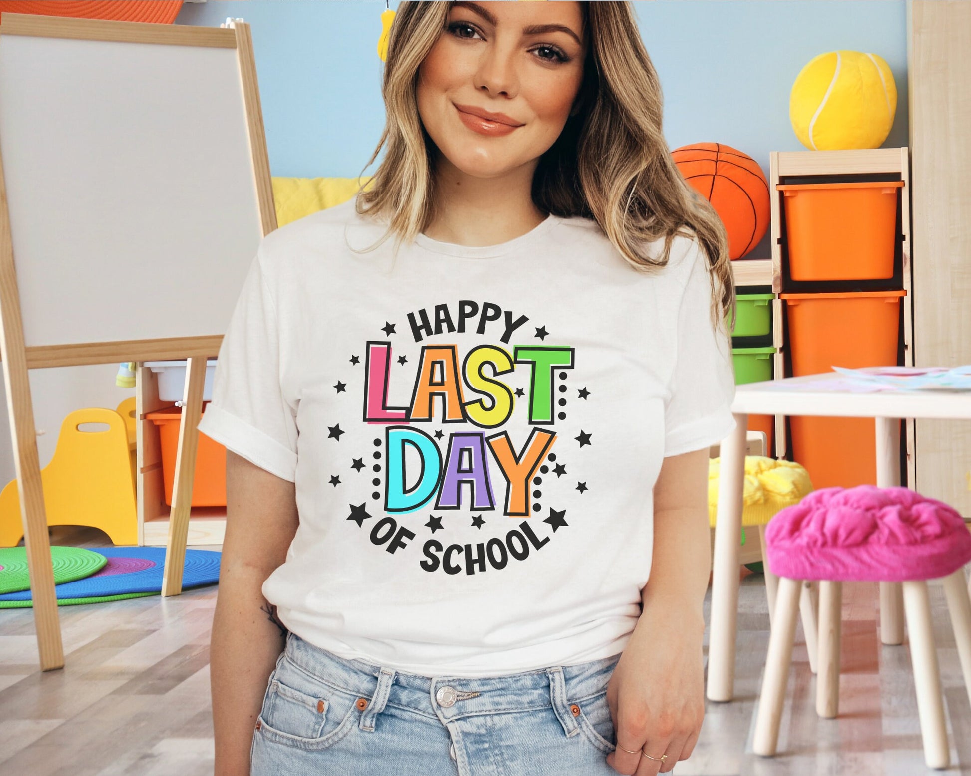 Happy Last Day of School dtf, Heat Transfer, Ready to Press, Direct to Film, School graduation dtf, Teacher Last Day T-shirt Transfer