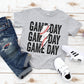 Baseball Game Day Stacked Lightning Bolt DTF transfer, Baseball Mom tshirt Transfer, Baseball dtf, Ready to Press, Direct to Film