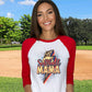 Softball Mama DTF transfer, Softball Mom tshirt Transfer, Softball dtf, Ready to Press, Direct to Film, Cheetah leopard, lightening bolt