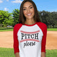 Baseball Pitch Please DTF tshirt transfers, Softball dtf, Baseball dtf, Sports Transfers, Ready to Press, Sport Mom, Baseball Shirt dtf