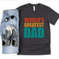 World's Greatest Dad DTF Transfers, T-shirt Transfers, Heat Transfer, Direct to Film, Ready to Press, Father’s Day, Dad's Birthday gift