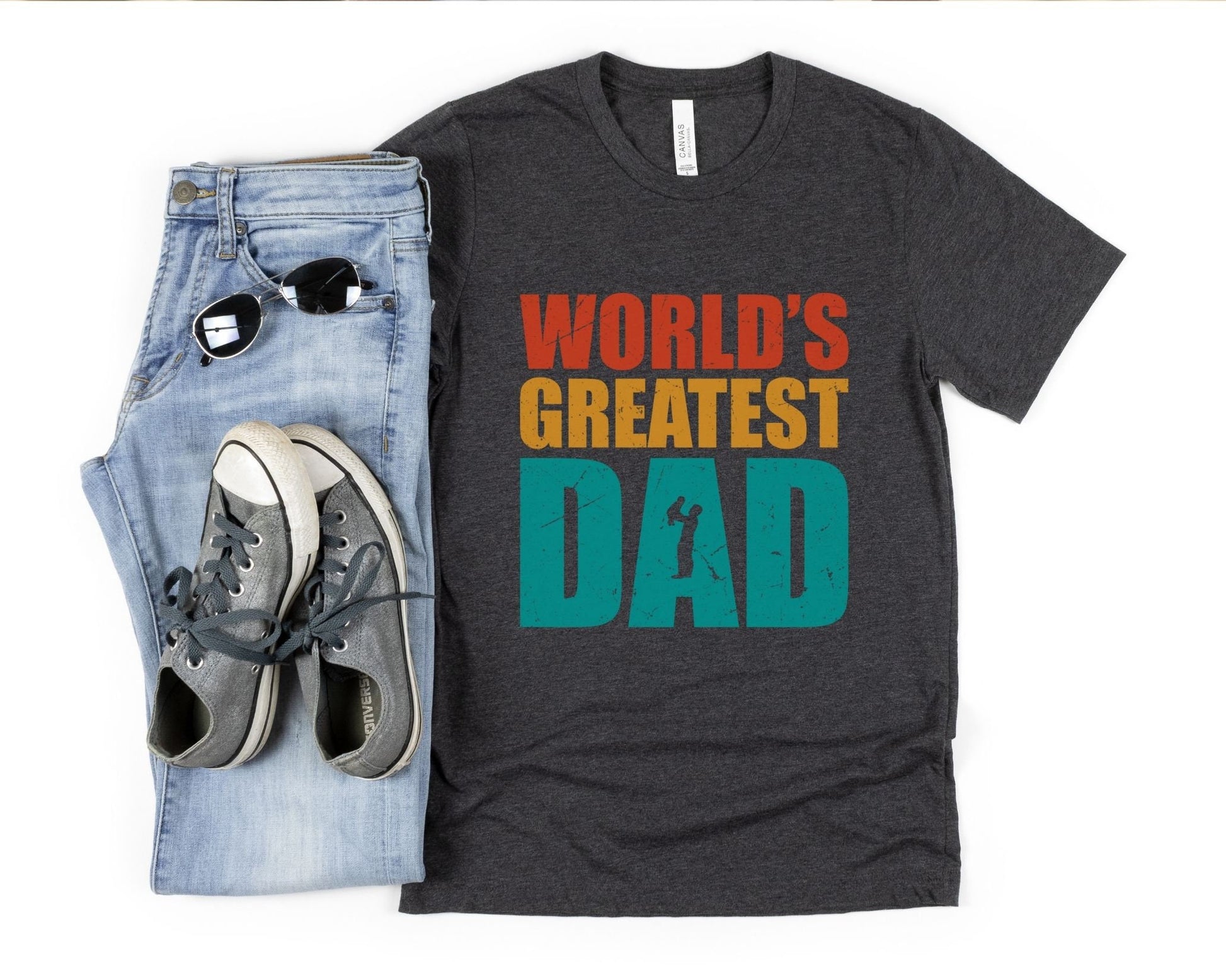 World's Greatest Dad DTF Transfers, T-shirt Transfers, Heat Transfer, Direct to Film, Ready to Press, Father’s Day, Dad's Birthday gift