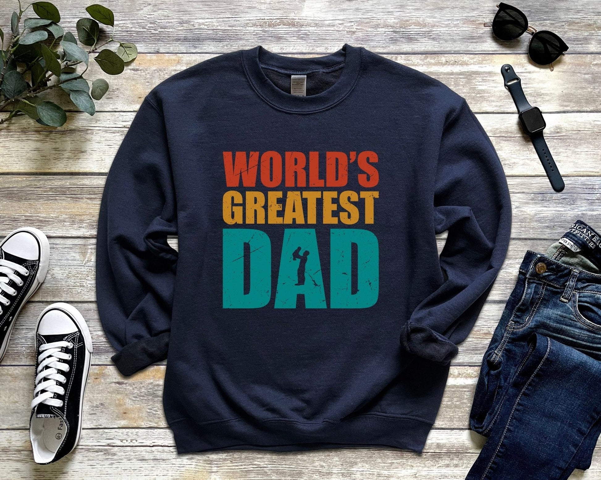 World's Greatest Dad DTF Transfers, T-shirt Transfers, Heat Transfer, Direct to Film, Ready to Press, Father’s Day, Dad's Birthday gift