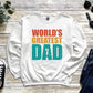 World's Greatest Dad DTF Transfers, T-shirt Transfers, Heat Transfer, Direct to Film, Ready to Press, Father’s Day, Dad's Birthday gift