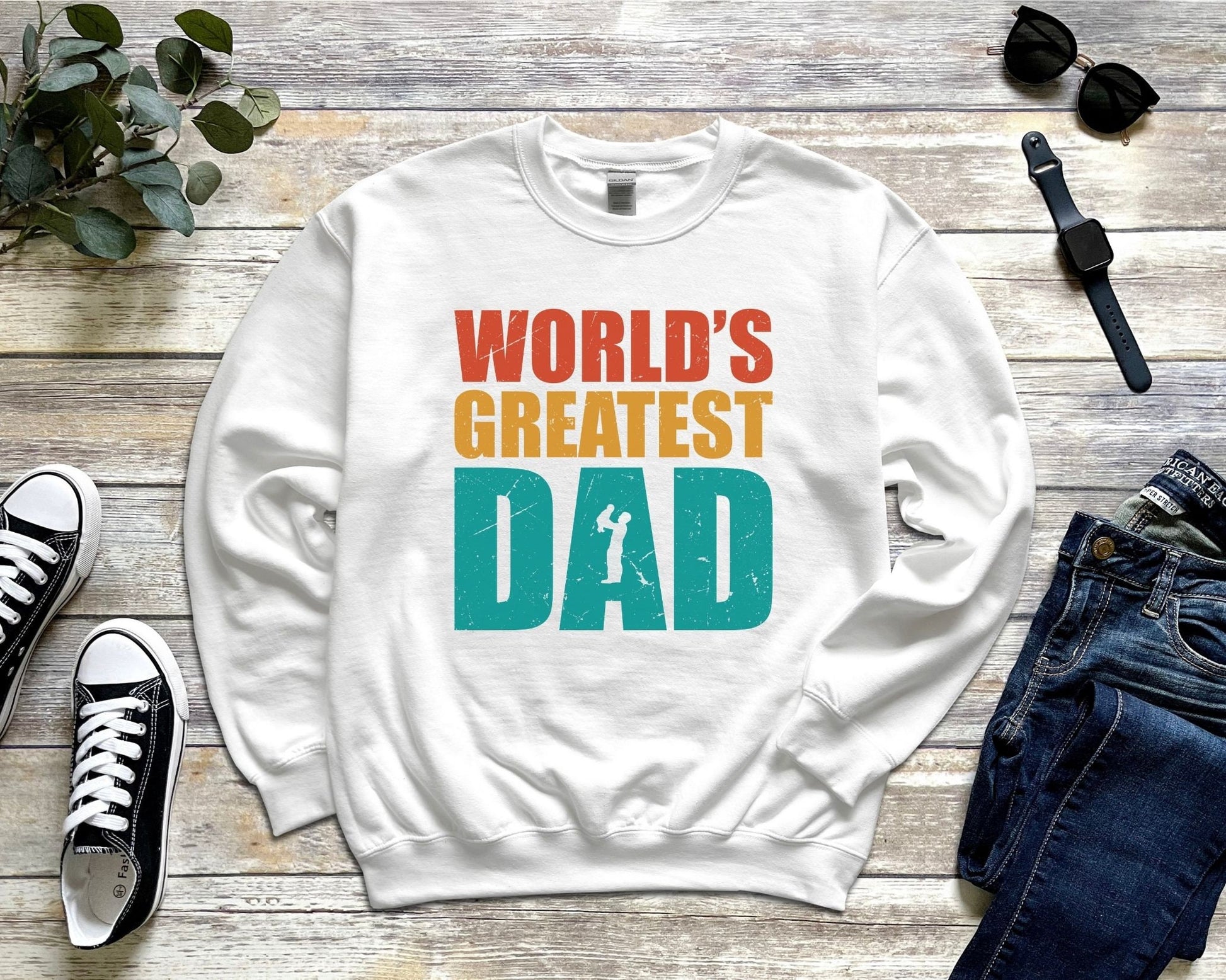 World's Greatest Dad DTF Transfers, T-shirt Transfers, Heat Transfer, Direct to Film, Ready to Press, Father’s Day, Dad's Birthday gift