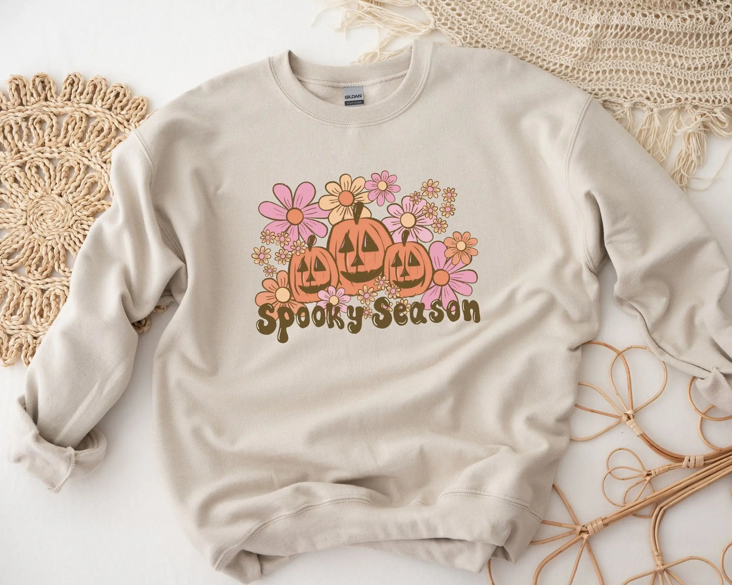 DTF Transfers, Ready to Press, T-shirt Transfers, Heat Transfer, Direct to Film, Fall Transfer, Halloween, Pumpkins, Flowers, Spooky Season