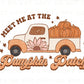 DTF Transfers, Ready to Press, T-shirt Transfers, Heat Transfer, Direct to Film, Fall Transfer, Vintage Truck, Meet Me At The Pumpkin Patch