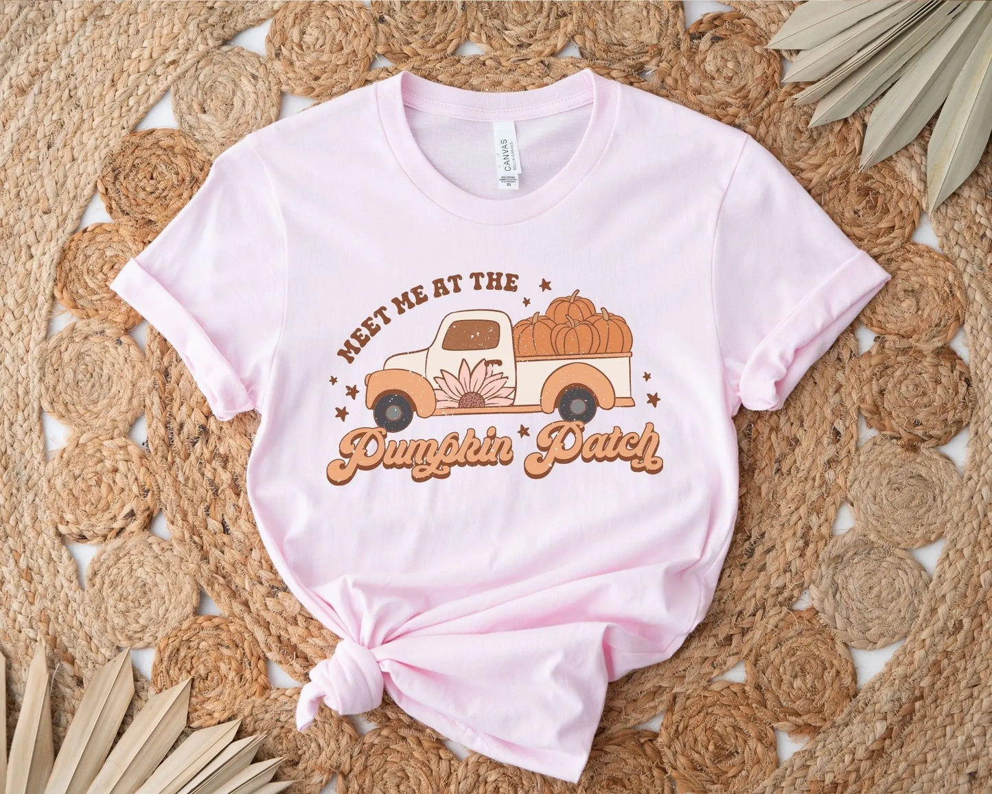DTF Transfers, Ready to Press, T-shirt Transfers, Heat Transfer, Direct to Film, Fall Transfer, Vintage Truck, Meet Me At The Pumpkin Patch