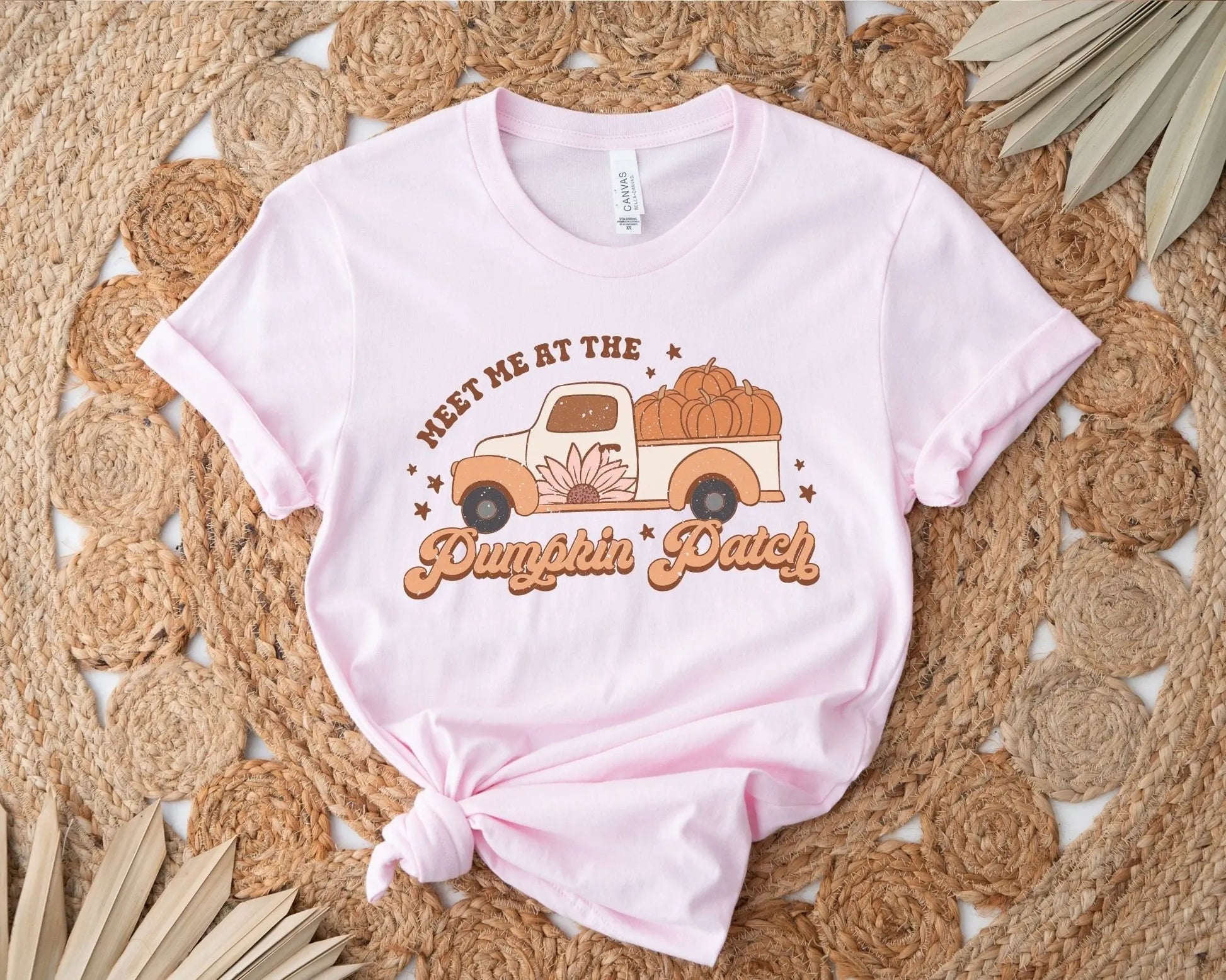 DTF Transfers, Ready to Press, T-shirt Transfers, Heat Transfer, Direct to Film, Fall Transfer, Vintage Truck, Meet Me At The Pumpkin Patch