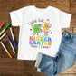 DTF Transfer, First Day of School, Heat Transfer, Ready to Press, Direct to Film, Pencil, Book, Retro, Watch Out Kindergarten Here I Come