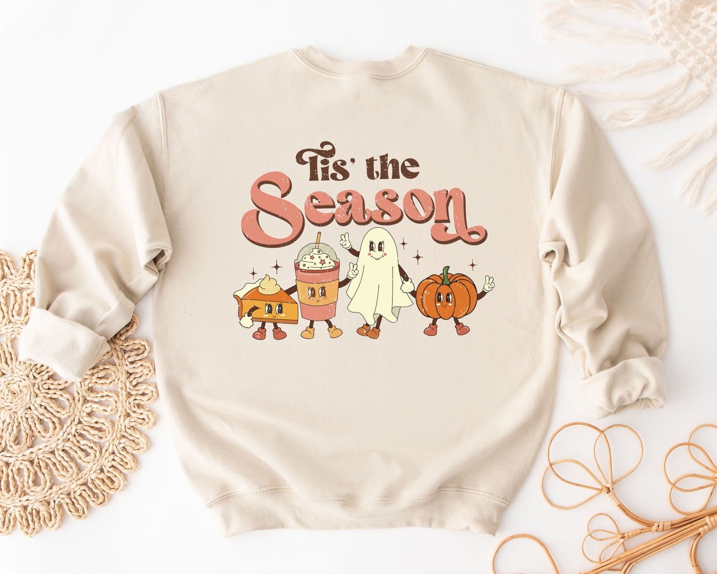 DTF Transfers, Ready to Press, T-shirt Transfers, Heat Transfer, Direct to Film, Custom Transfers, Tis the Season Halloween Friends