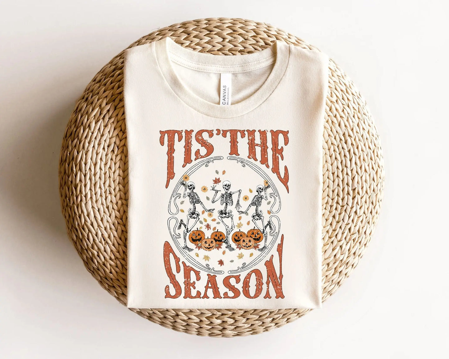 DTF Transfers, Ready to Press, T-shirt Transfers, Heat Transfer, Direct to Film, Custom Transfers, Halloween, Tis the Season Skeletons