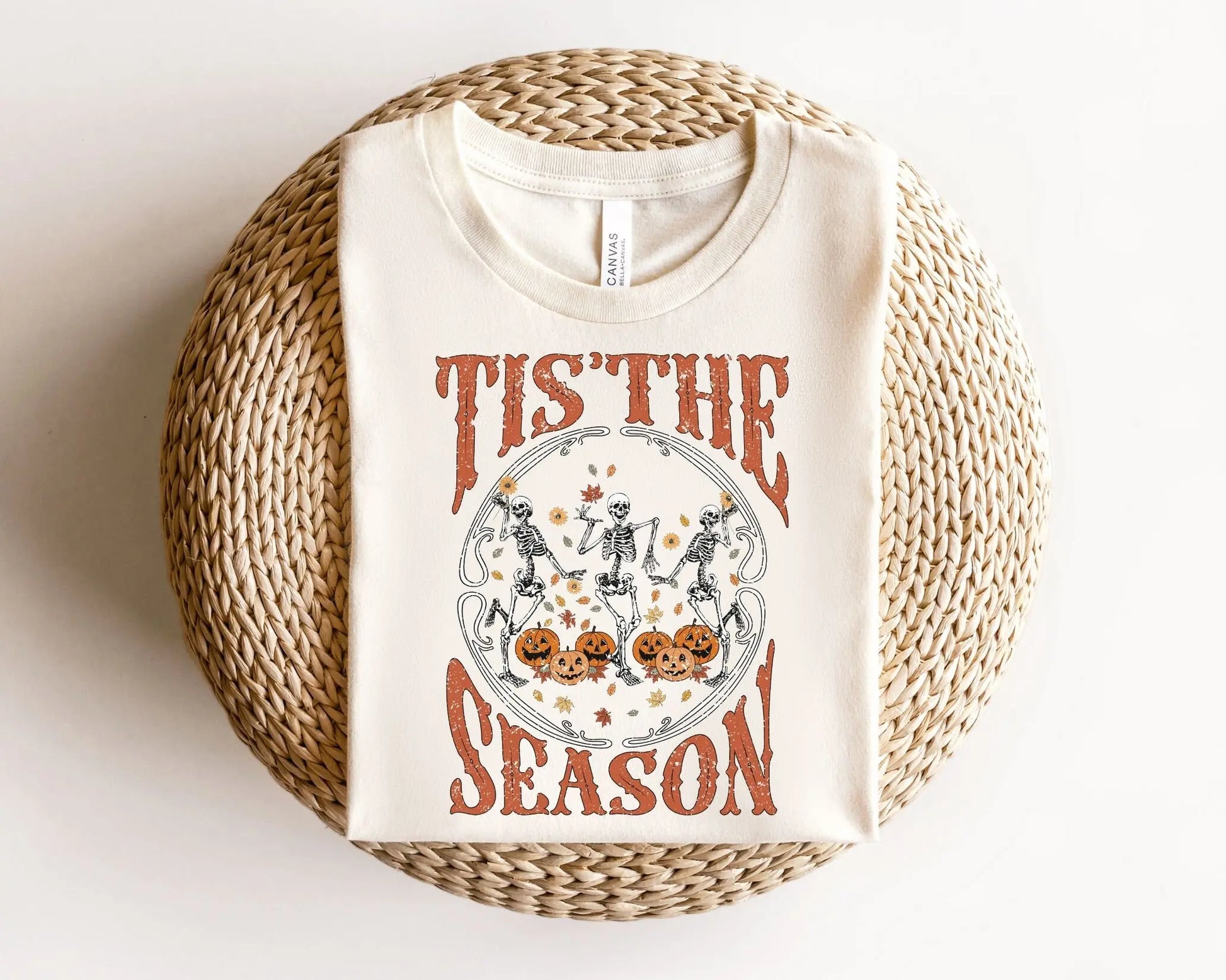 DTF Transfers, Ready to Press, T-shirt Transfers, Heat Transfer, Direct to Film, Custom Transfers, Halloween, Tis the Season Skeletons