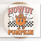 DTF Transfers, Ready to Press, T-shirt Transfers, Heat Transfer, Direct to Film, Custom Transfers, Retro, Fall Transfer, Howdy Pumpkin