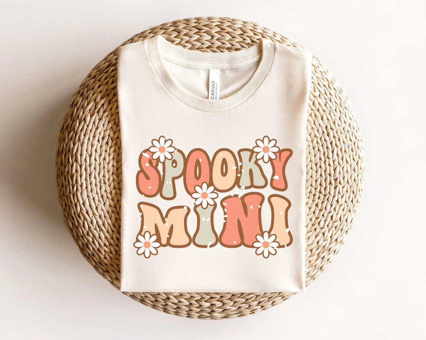 DTF Transfers, Ready to Press, T-shirt Transfers, Heat Transfer, Direct to Film, Halloween, Matching, Mommy and Me, Spooky Mini with Daisies