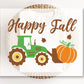 DTF Transfers, Ready to Press, T-shirt Transfers, Heat Transfer, Direct to Film, Custom Transfers, Halloween, Fall, Happy Fall Green Tractor