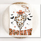 DTF Transfers, Ready to Press, T-shirt Transfers, Heat Transfer, Direct to Film, Custom Transfers, Halloween, Fall, Western, Cowgirl Ghost