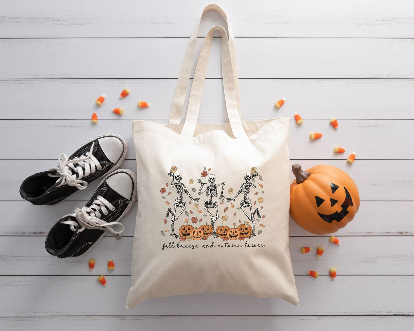 Fall DTF Transfers, Ready to Press, T-shirt Transfers, Heat Transfer, Direct to Film, Leaves, Pumpkins, Skull, Autumn Dancing Skeletons