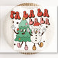 DTF Transfers, Ready to Press, T-shirt Transfers, Heat Transfer, Direct to Film, Custom Transfers, Christmas, Holiday, Retro Fa La La La