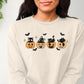 Halloween DTF Transfers, Ready to Press, T-shirt Transfers, Heat Transfer, Direct to Film, Kids, Fall, Autumn, Cute Black Cats and Pumpkins