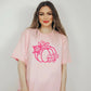 DTF Transfers, Ready to Press, T-shirt Transfers, Heat Transfer, Direct to Film, Custom Transfers, Halloween, Fall, Pink Floral Pumpkin