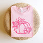 DTF Transfers, Ready to Press, T-shirt Transfers, Heat Transfer, Direct to Film, Custom Transfers, Halloween, Fall, Pink Floral Pumpkin