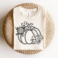 DTF Transfers, Ready to Press, T-shirt Transfers, Heat Transfer, Direct to Film, Custom Transfers, Halloween, Fall, Floral Pumpkin