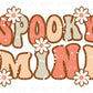 DTF Transfers, Ready to Press, T-shirt Transfers, Heat Transfer, Direct to Film, Halloween, Matching, Mommy and Me, Spooky Mini with Daisies