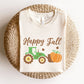 DTF Transfers, Ready to Press, T-shirt Transfers, Heat Transfer, Direct to Film, Custom Transfers, Halloween, Fall, Happy Fall Green Tractor