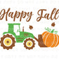 DTF Transfers, Ready to Press, T-shirt Transfers, Heat Transfer, Direct to Film, Custom Transfers, Halloween, Fall, Happy Fall Green Tractor