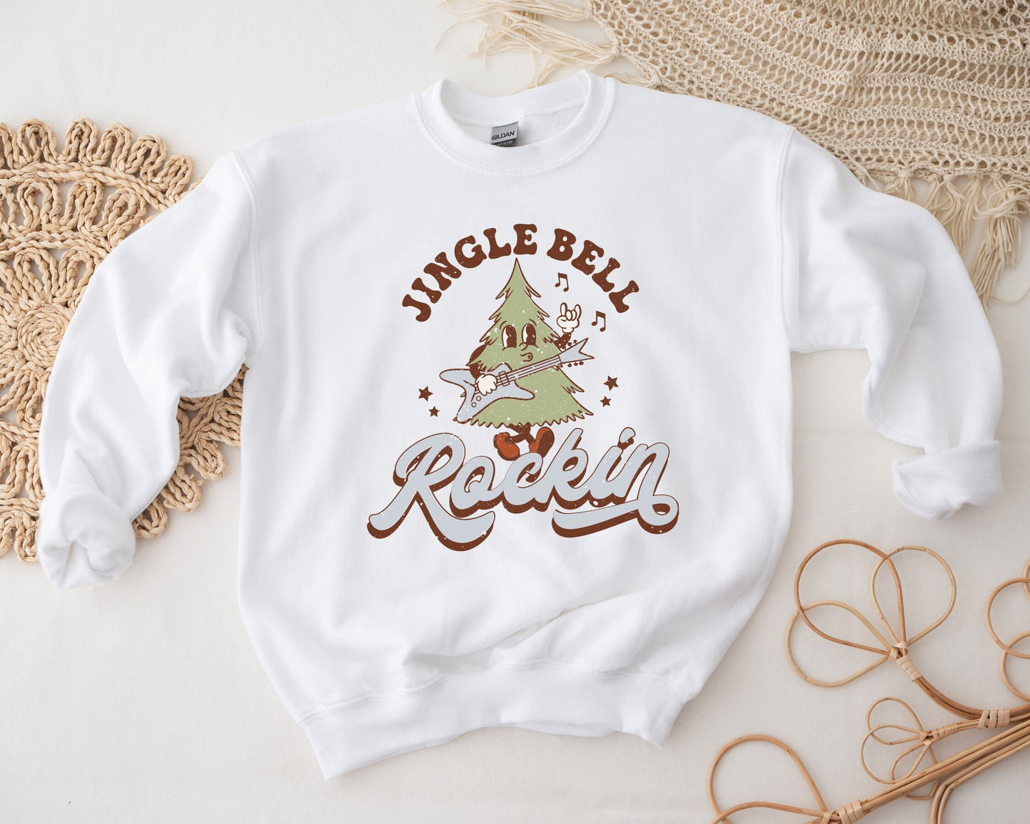 DTF Transfers, Ready to Press, Heat Transfer, Direct to Film, Custom Transfers, Boy Christmas T-shirt Transfer, Jingle Bell Rockin