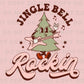 DTF Transfers, Ready to Press, Heat Transfer, Direct to Film, Custom Transfers, Pink, Christmas T-shirt Transfer, Jingle Bell Rockin