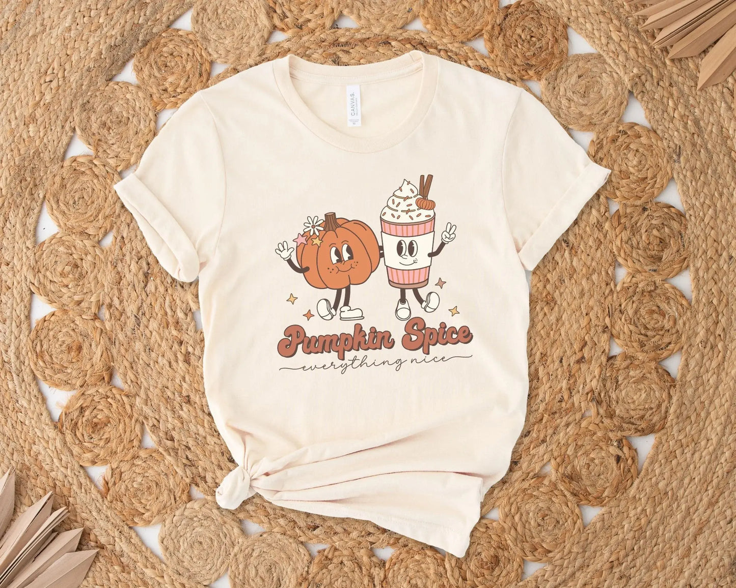 DTF Transfers, Ready to Press, T-shirt Transfers, Heat Transfer, Direct to Film, Fall dtf Transfers, Retro Pumpkin Spice and Everything Nice