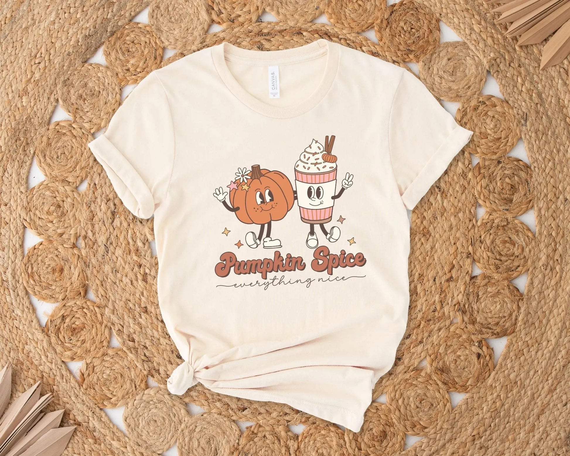 DTF Transfers, Ready to Press, T-shirt Transfers, Heat Transfer, Direct to Film, Fall dtf Transfers, Retro Pumpkin Spice and Everything Nice
