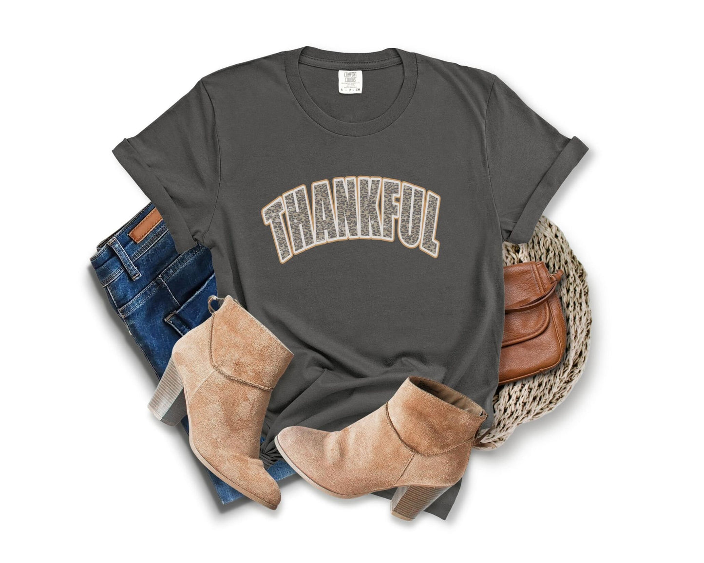 Thanksgiving DTF Transfers, Ready to Press, T-shirt Transfers, Heat Transfer, Direct to Film, Fall, Leopard, Holiday, Thankful Cheetah