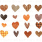 DTF Transfers, Ready to Press, T-shirt Transfers, Heat Transfer, Direct to Film, Fall dtf Transfers, Autumn, Patchwork Quilt, Autumn Hearts