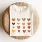 DTF Transfers, Ready to Press, T-shirt Transfers, Heat Transfer, Direct to Film, Fall dtf Transfers, Autumn, Patchwork Quilt, Autumn Hearts