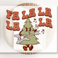 DTF Transfers, Ready to Press, Heat Transfer, Direct to Film, Custom Transfers, Retro Tree, Guitar, Christmas T-shirt Transfer, Fa La La