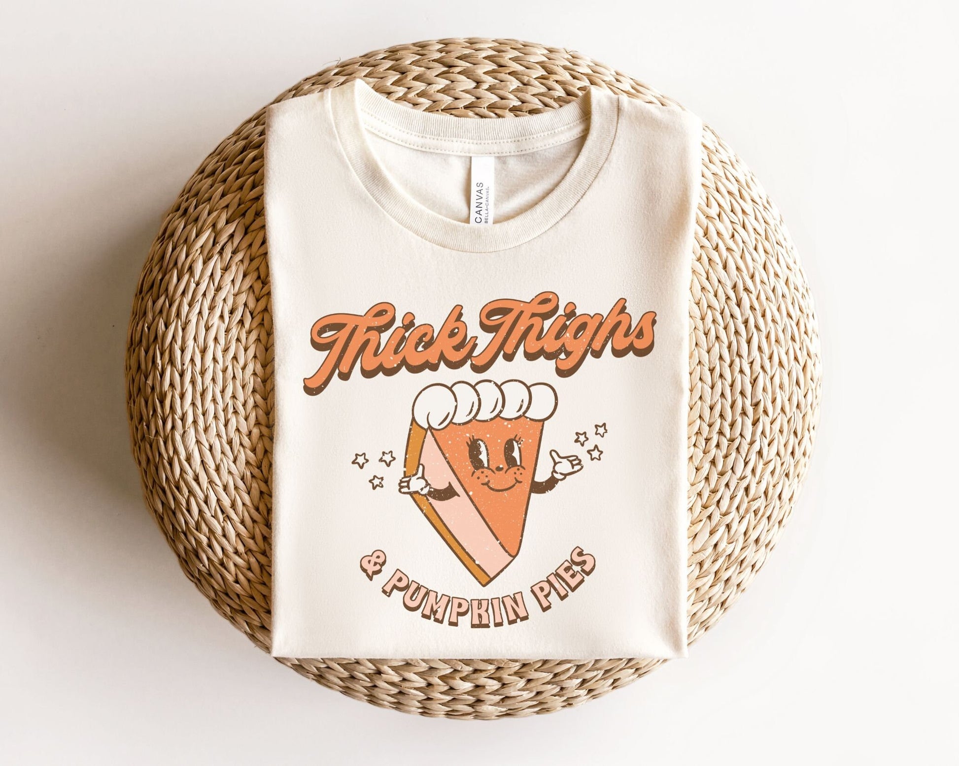 DTF Transfers, Ready to Press, T-shirt Transfers, Heat Transfer, Direct to Film, Fall Transfer, Thanksgiving, Thick Thighs and Pumpkin Pies