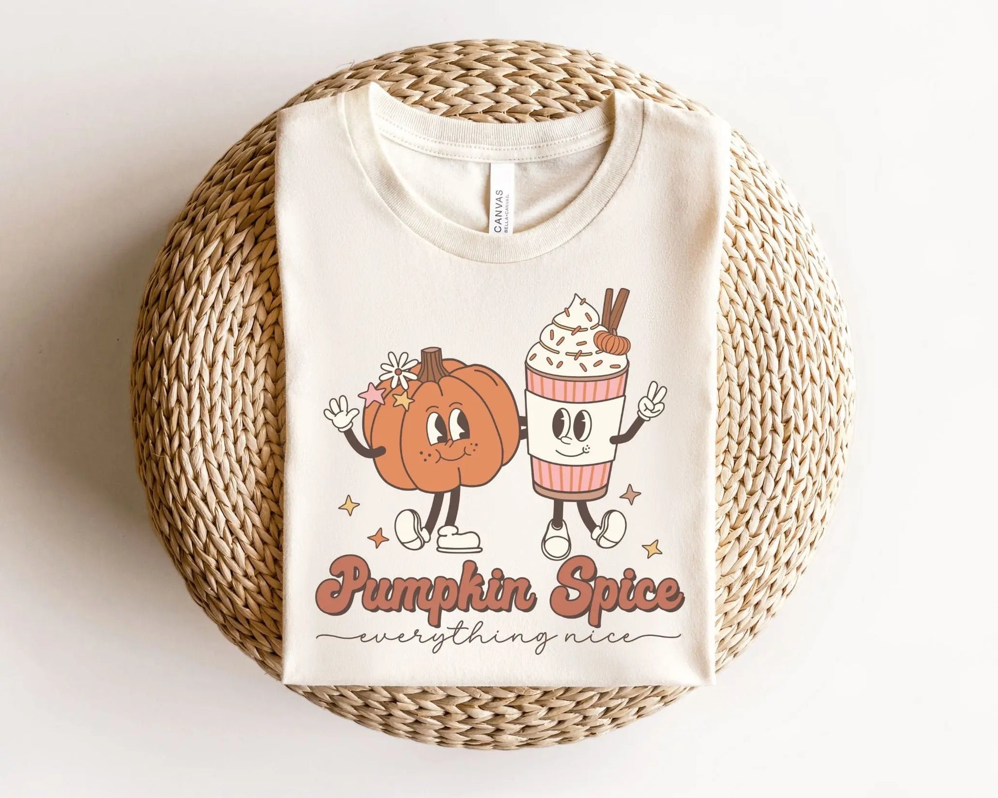DTF Transfers, Ready to Press, T-shirt Transfers, Heat Transfer, Direct to Film, Fall dtf Transfers, Retro Pumpkin Spice and Everything Nice