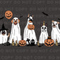Halloween Ghost Dogs DTF Transfer, Ready to Press, Dog Lover Tshirt Design