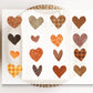 DTF Transfers, Ready to Press, T-shirt Transfers, Heat Transfer, Direct to Film, Fall dtf Transfers, Autumn, Patchwork Quilt, Autumn Hearts