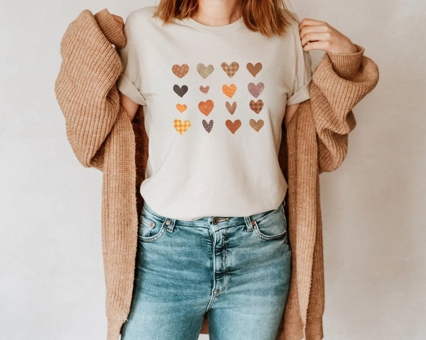 DTF Transfers, Ready to Press, T-shirt Transfers, Heat Transfer, Direct to Film, Fall dtf Transfers, Autumn, Patchwork Quilt, Autumn Hearts