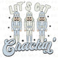 DTF Transfers, Ready to Press, T-shirt Transfers, Heat Transfer, Direct to Film, Christmas, Retro, Blue, Boy, Nutcracker, Let's Get Crackin'