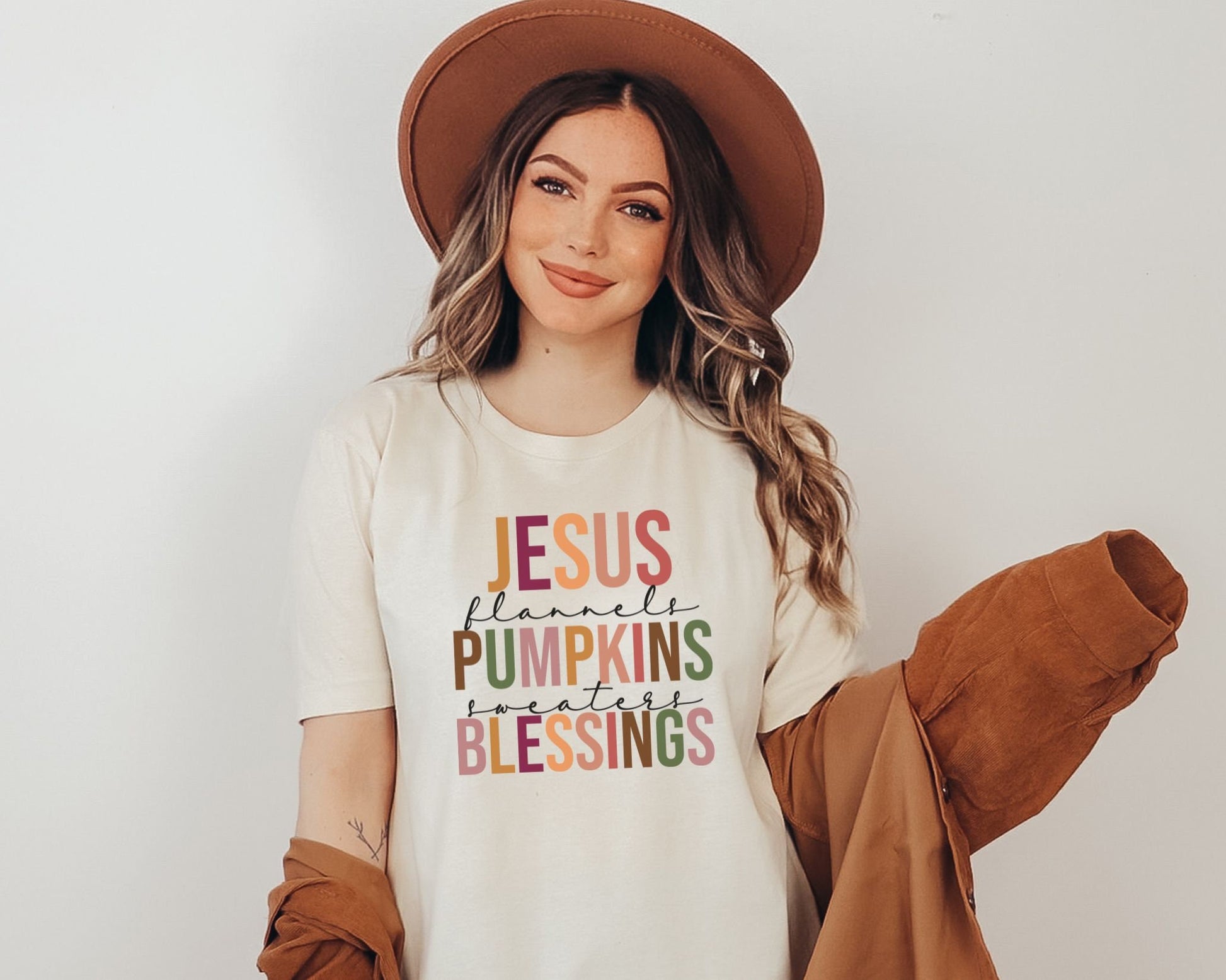 DTF Transfers, Ready to Press, T-shirt Transfers, Heat Transfer, Direct to Film, Autumn, Jesus, Flannels, Pumpkins, Sweaters, Blessings