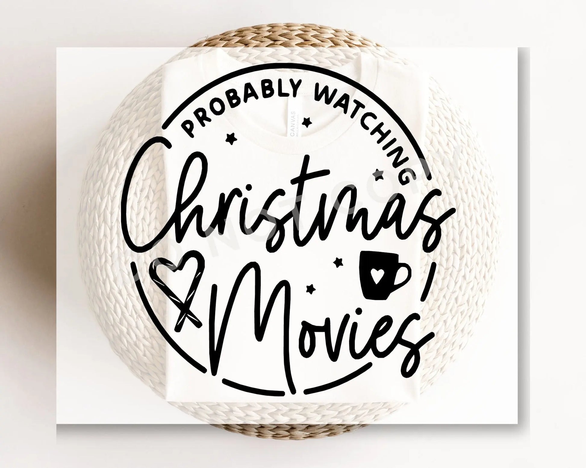 DTF Transfers, Ready to Press, T-shirt Transfers, Custom, Heat Transfer, Direct to Film, Holiday, Probably Watching Christmas Movies